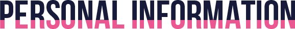 PERSONAL INFORMATION